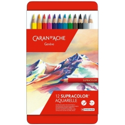 Set creioane colorate Supracolor Soft Aquarelle 12