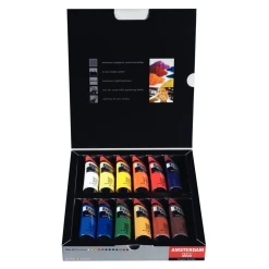 Set culori acrilice Amsterdam Expert 12 x 20 ml.