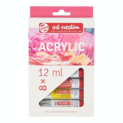 Set culori acrilice Art Creation 12 ml. x 8