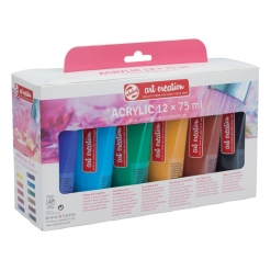 Set culori acrilice Art Creation 75 ml. x 12