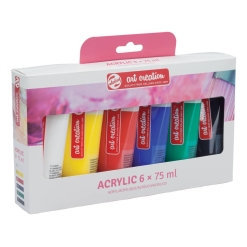 Set culori acrilice Art Creation 75 ml. x 6