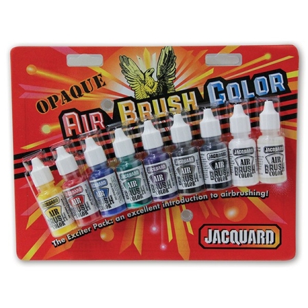 Set culori aerograf Jacquard Airbrush Exciter Opaque
