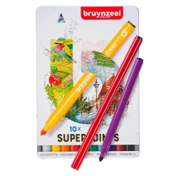 Set markere Bruynzeel Superpoints - 10 markere