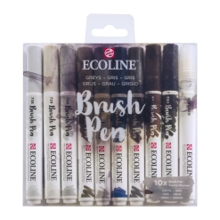 Set markere Ecoline Brushpengrey 10