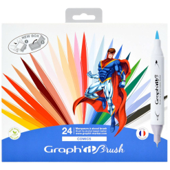 Set markere Graphit brush marker 24 - Comics