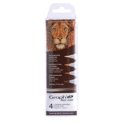 Set markere tip pensulagraph itgradient Brown 4