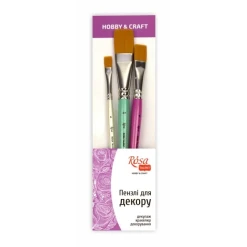 Set pensule Decor Flat Synthetic Nr 1 (nr 6