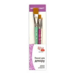 Set pensule Decor Flat Synthetic Nr 2 (nr 6