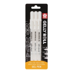 Set pixuri Gelly Roll white 05/08/10 blister