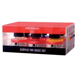 Set tus acrilic Amsterdam Acrylic Ink Basic Set