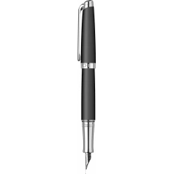 Stilou Caran d Ache Leman Matte Black SRT cu penita aur 18K